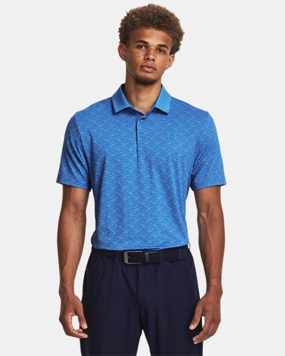 Men's UA Playoff Birdie Jacquard Polo in Blue image number 0